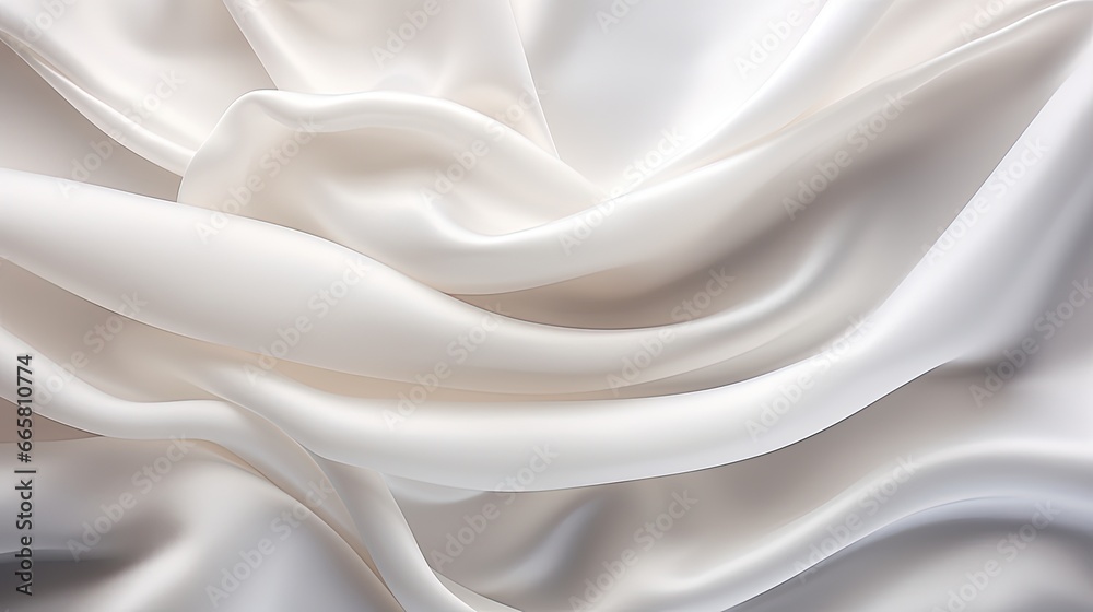 Obraz premium white satin fabric - generative ai