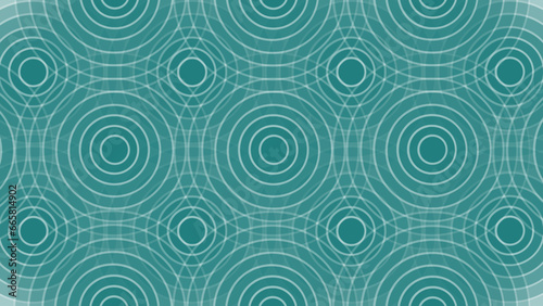 Blue abstract background with circles