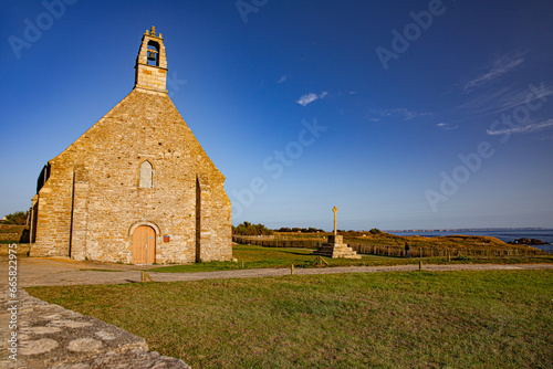 brest fnistere in french britania atlantic ocean coastline between le conquet and vierge island photo