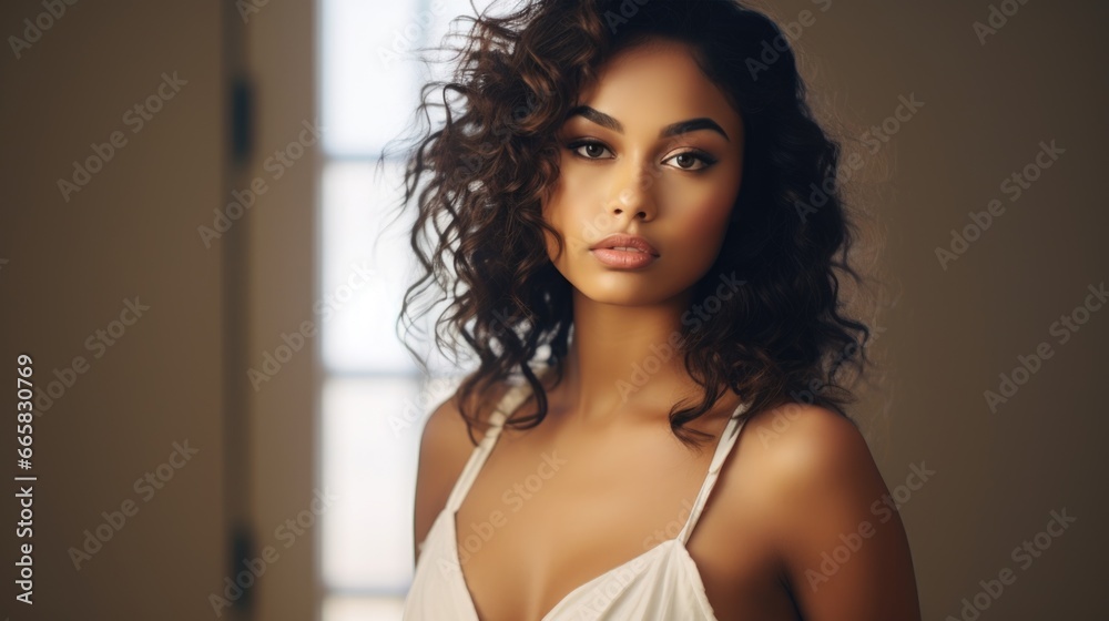 photo portrait of a beautiful dark-skinned young woman. Fashion and beauty. photo portrait of a beautiful dark-skinned young woman. Fashion and beauty.