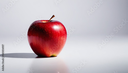Studio shot of an apple