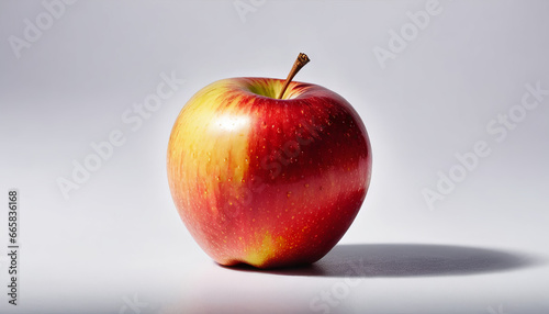 Studio shot of an apple