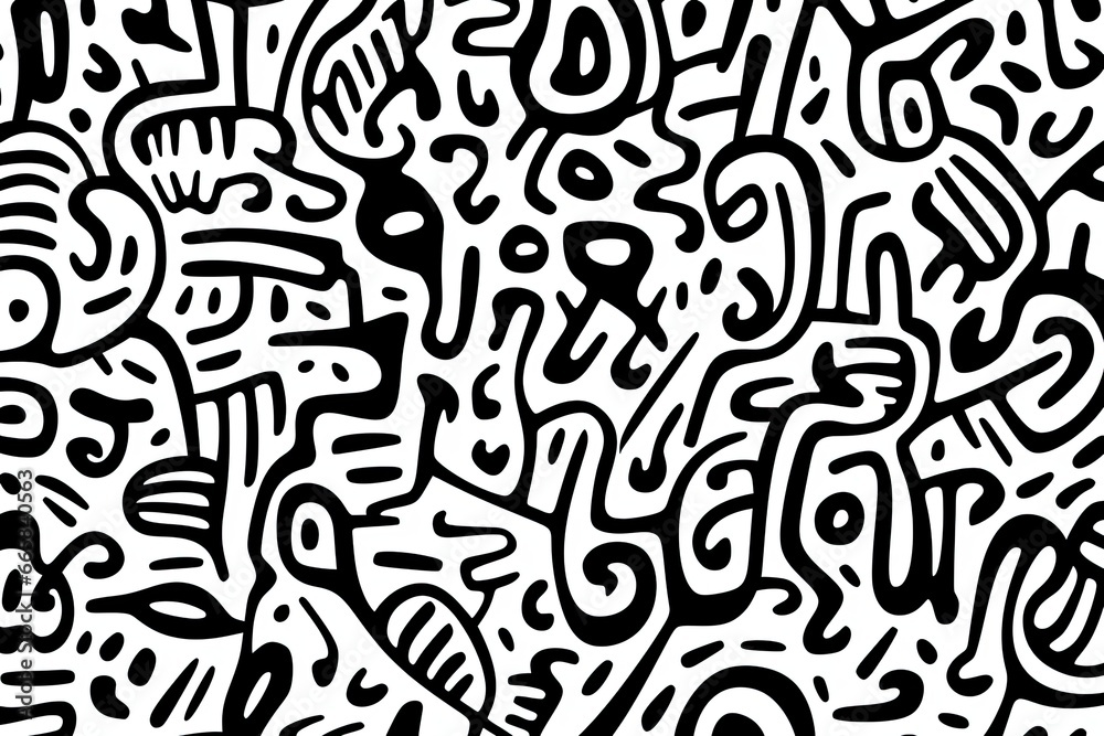 Seamless background with zebra - generative ai