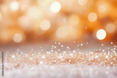 Beautiful background image with small snowdrifts close up, snowy theme, winter season, winter landscape with christmas vibes © VisualProduction