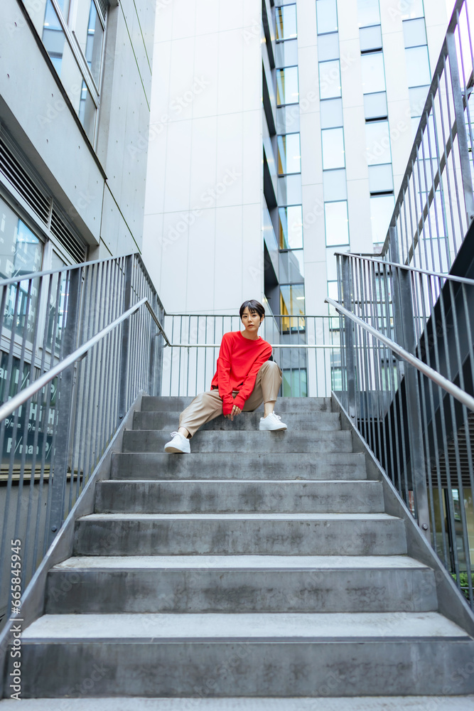 女性のファッションポートレート ストリートスナップ 女性のファッションポートレート ストリートスナップ