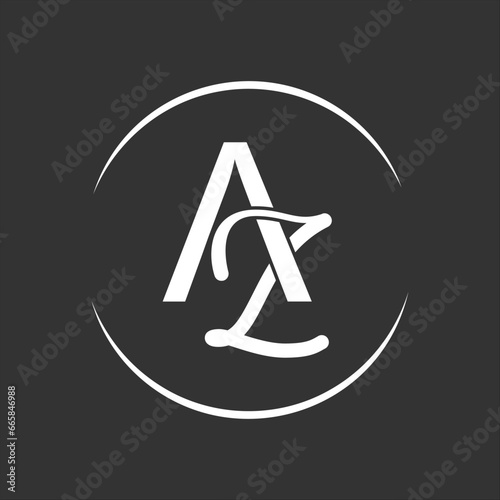 creative and unique AZ letter logo for business company