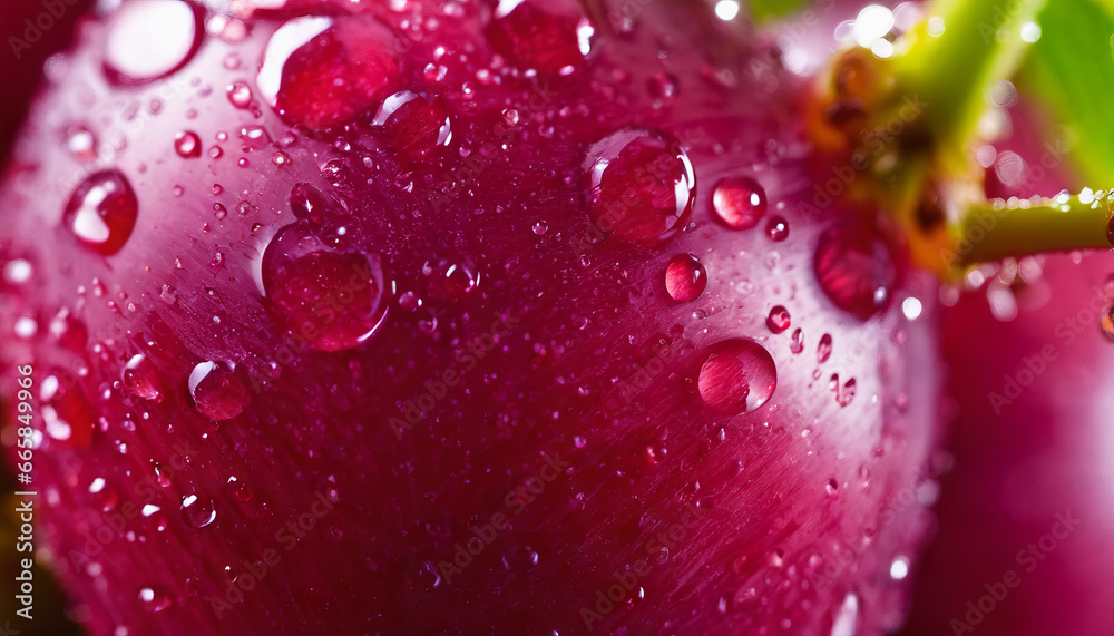 Studio macro shot of an wet Grape Studio macro shot of an wet Grape