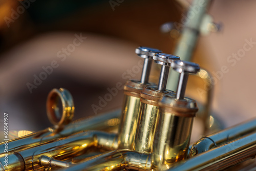 Close-Up of a Trombone
