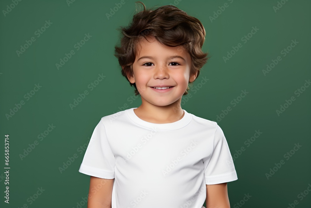 Cute Fictional Child Smiling. Generative AI. Cute Fictional Child Smiling. Generative AI.