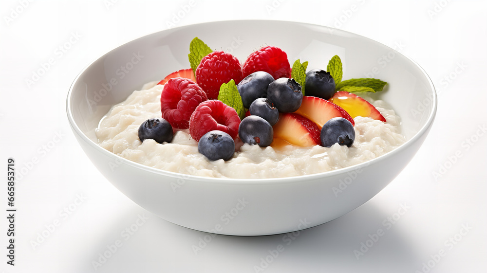 breakfast oatmeal with fruits, healthy food breakfast oatmeal with fruits, healthy food
