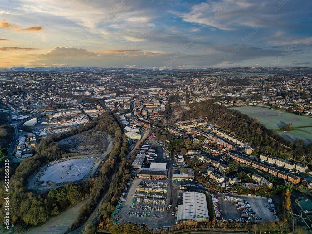 Fototapeta premium Aerial Townscape