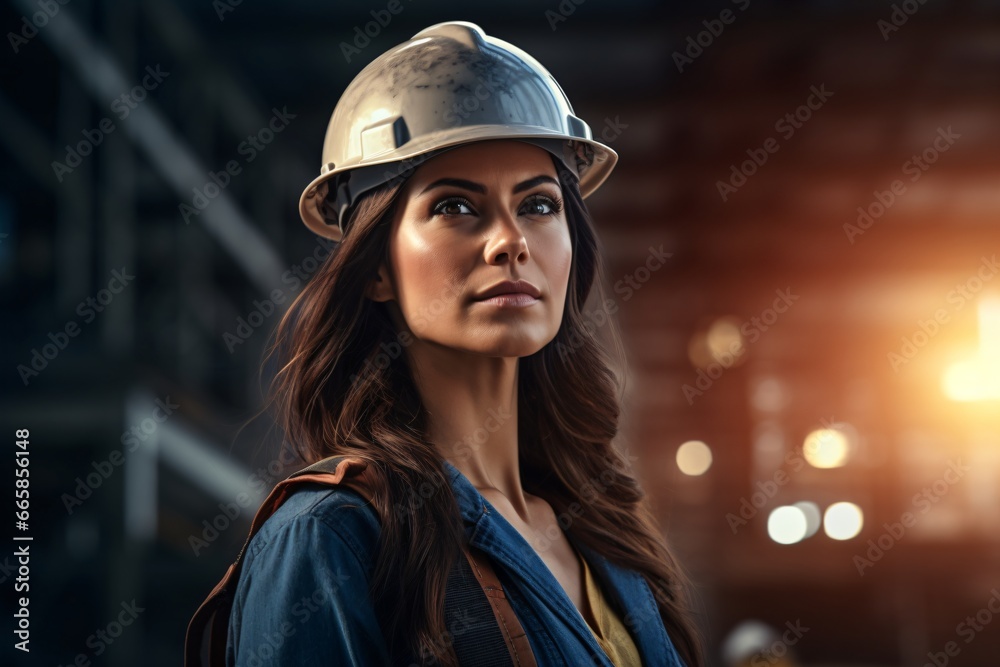 A civil engineer woman A civil engineer woman