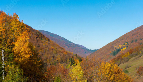 autumn mountain landscape