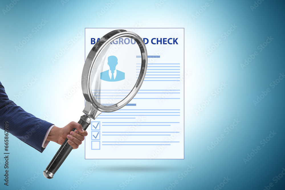 Concept of background security check