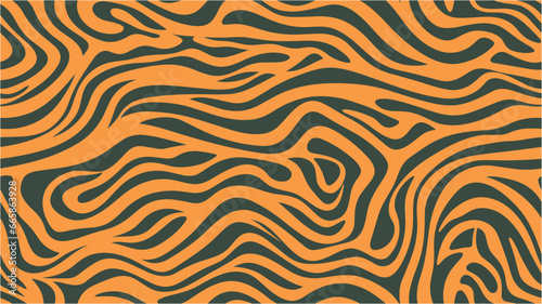 Vector tiger pattern. Zebra colorful seamless pattern. Minimalist Pattern with Stripes. Animal skin background pattern. Abstract modern endless flat texture background.