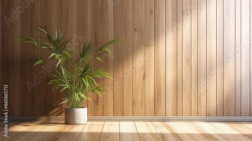 Tropical Bamboo, Wooden Panel