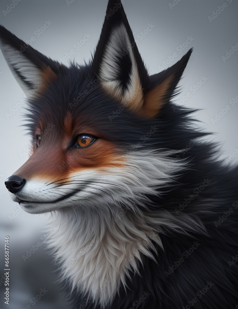 Fototapeta premium fox vulpes