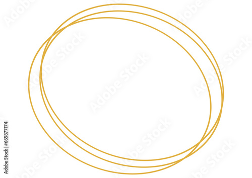 oval circle line 4