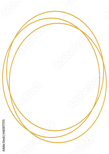 oval circle line 3