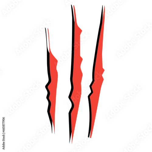 claw scratch vector element
