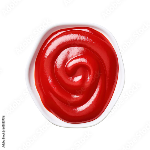 ketchup sauce isolated on transparent background Remove png, Clipping Path