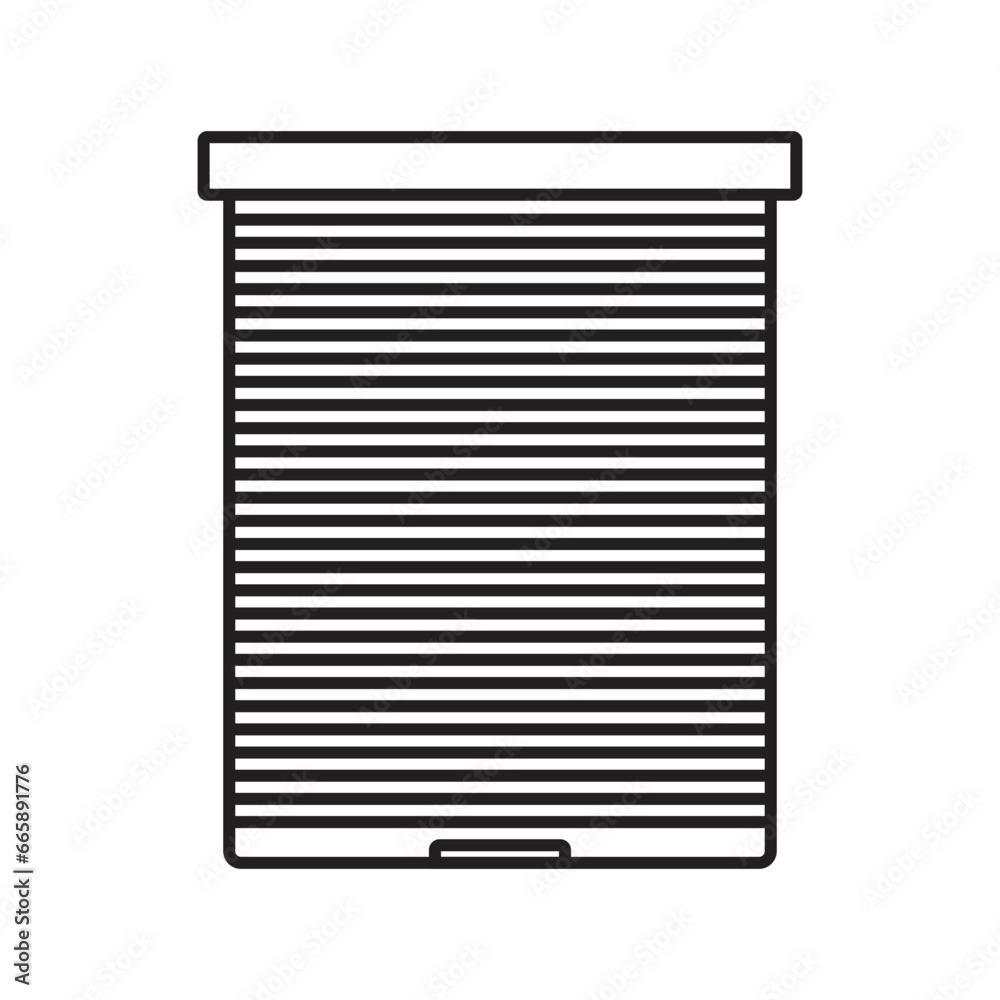 roller blind icon design vector isolated roller blind icon design vector isolated