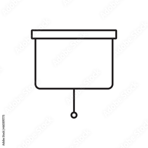 roller blind icon design vector isolated