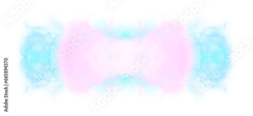 Pink Blue Horizontal Glitter Fog Cosmos