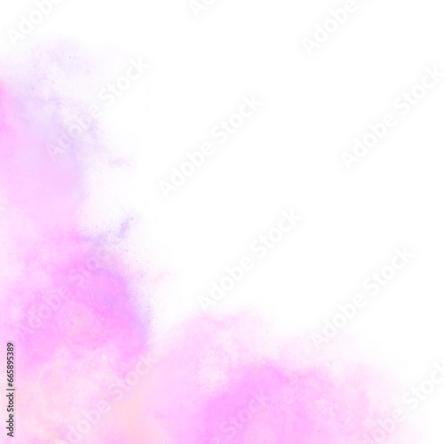 Purple Corner Glitter Fog Cosmos