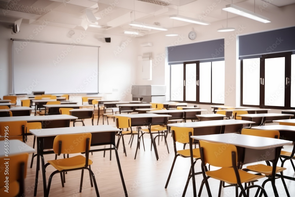 classroom in school classroom in school