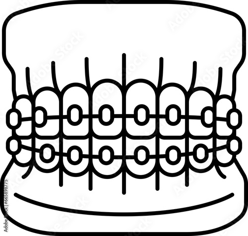 orthodontic  icon