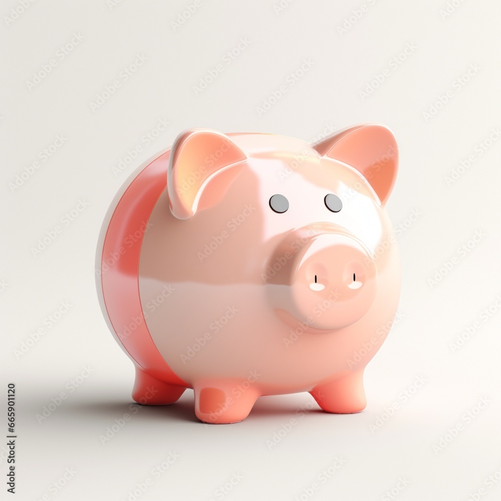 piggy bank. Pastel background. 3D rendering. Financial and investment business concepts
piggy bank. Pastel background. 3D rendering. Financial and investment business concepts