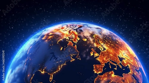 earth virtual private network all over the globe generative ai