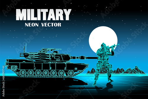 military neon