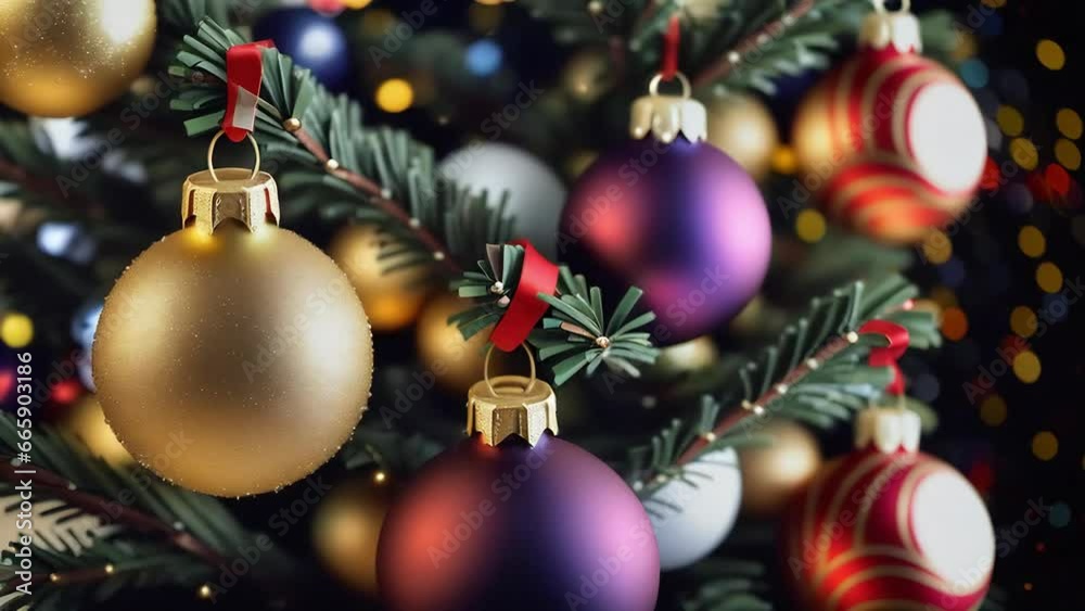Christmas tree with decorations Christmas tree with decorations