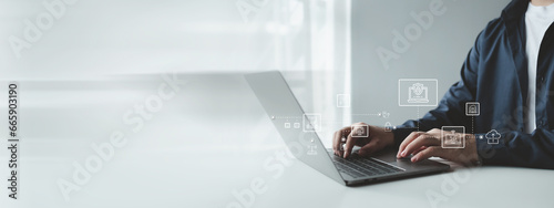 Concepts of file uploading and file management, storing files in an online database for easy retrieval, databases for organizations, uploading files to the cloud, managing important documents.