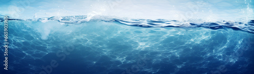 Under Water Wave Website Banner  Website Header Wallpaper