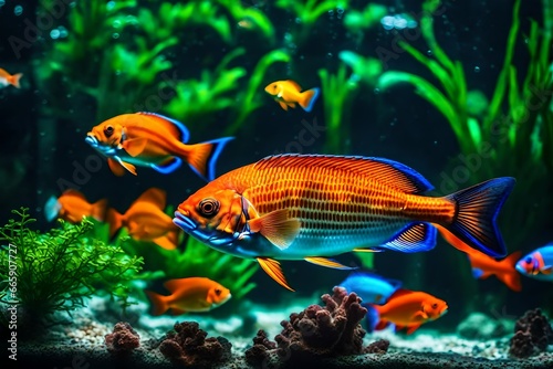 fish in aquarium © Zaini