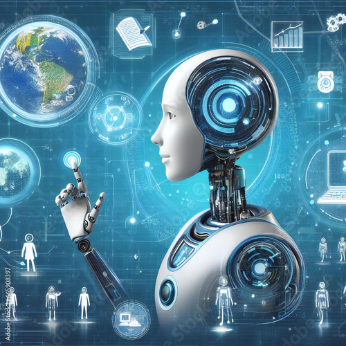 Futuristic education with personalized learning by AI robots