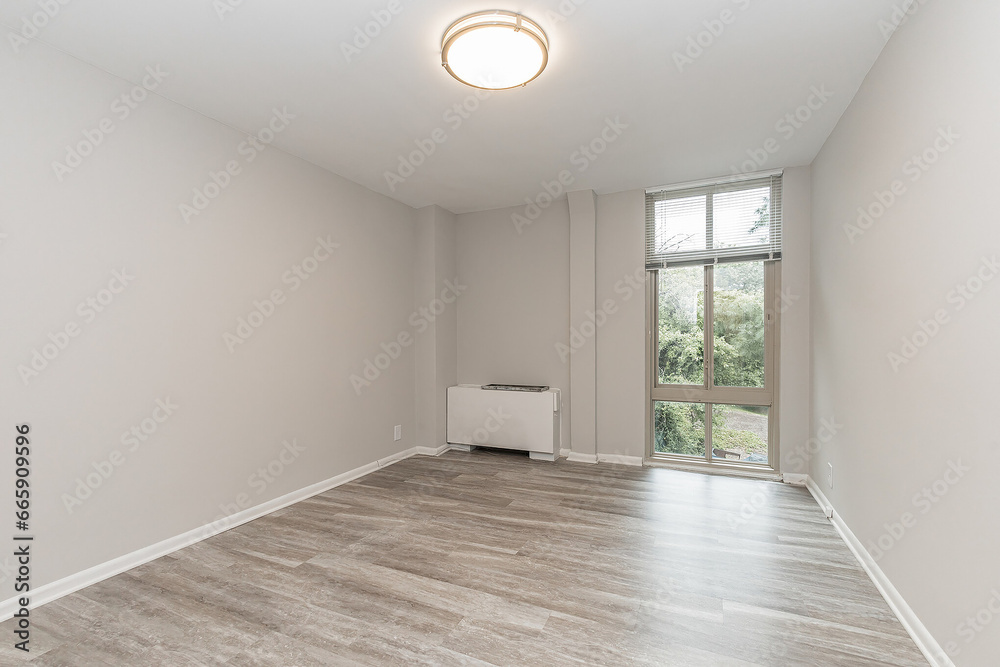 Fototapeta premium beautiful apartment, interior, big empty room bright