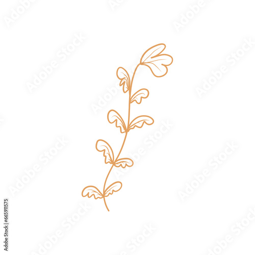 abstract floral design