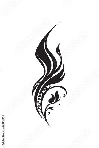 Decorative leaflet