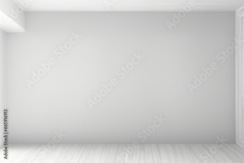 3D White Interior Background