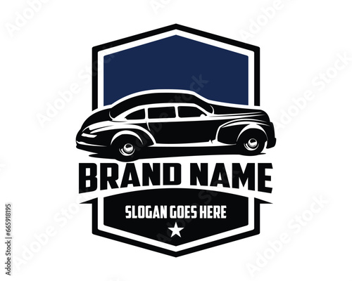 Rolls-Royce Phantom logo. premium vector design. isolated white background shown from the side. best for badge  emblem  icon  sticker design