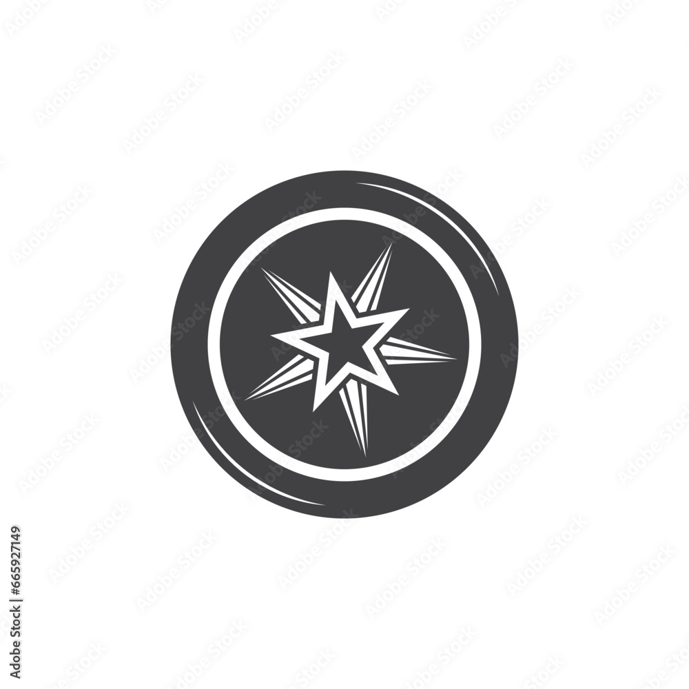 frisbee icon vector