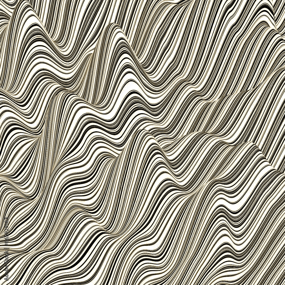 Abstract Wave Pattern, simple background
