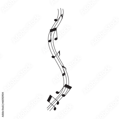 Musical Notes Vector Illustration