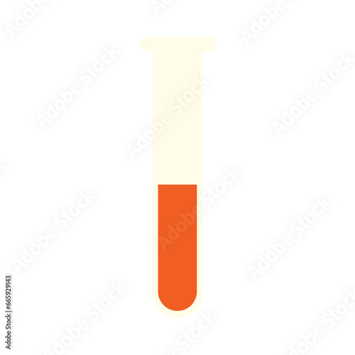Test Tube Vector Illustration_