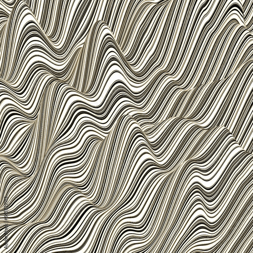 Abstract Wave Pattern  simple background