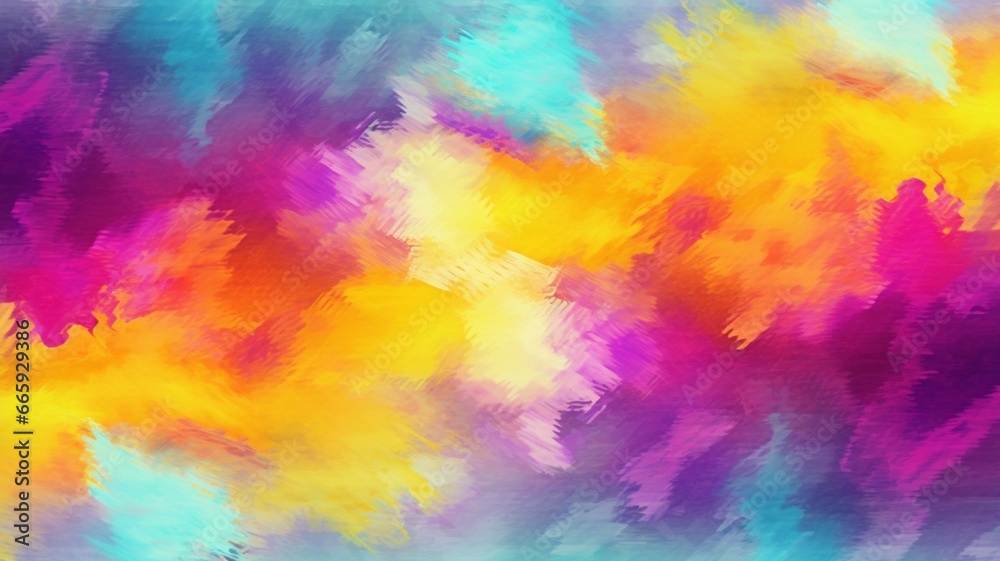 Stretched, watercolor-like abstract, vibrant background with copyspace background